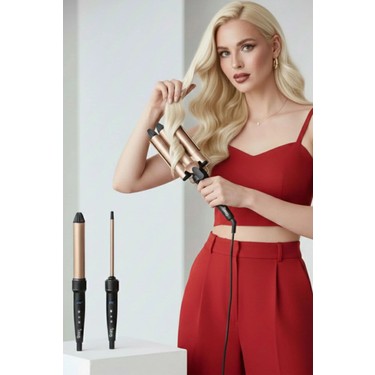 Hairens HRS-960 4 Parça Saç Şekillendirme Seti 25 mm Seramik Fiyatı