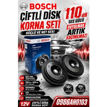 Bosch Fiat-Tofaş Doblo (Iı) 2018 Model Uyumlu Didit Korna Fiyatı