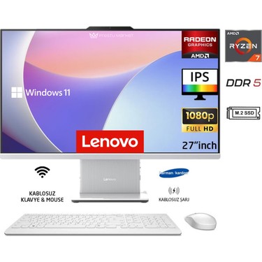 Lenovo ıdeacentre 27ARR9 Aıo Ryzen7 7735HS 16GB 512GB SSD Fiyatı