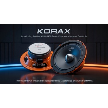 Korax KX-M16400 400W 16 cm Oto Hoparlör Takımı (2 Adet) Fiyatı