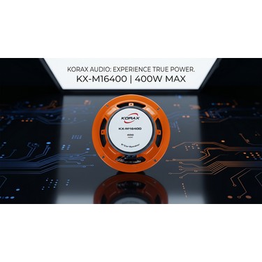 Korax KX-M16400 400W 16 cm Oto Hoparlör Takımı (2 Adet) Fiyatı