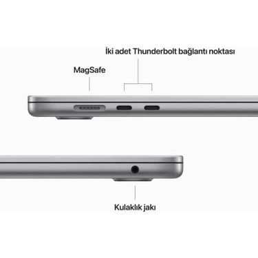 Apple MacBook Air M2 8 GB 256 GB SSD 15.3 MQKP3TU/A Uzay Fiyatı