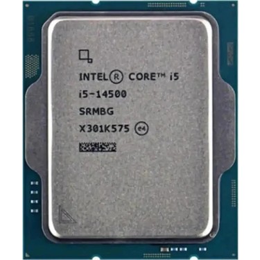 CPU i5 14500 Intel Core I5 14500 2,6 GHz 24 MB Cache 14. Nesil 1700P Tray Fiyatı