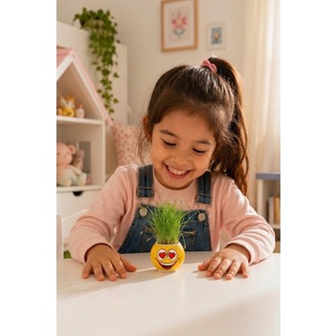 Omilife Emoji Figürlü Çim Adam Oyuncak Toprak Tohumlu Fiyatı