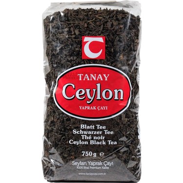 Tanay Ceylon Çayı 750 Gr %100 İthal Sri Lanka Siyah Dökme Fiyatı