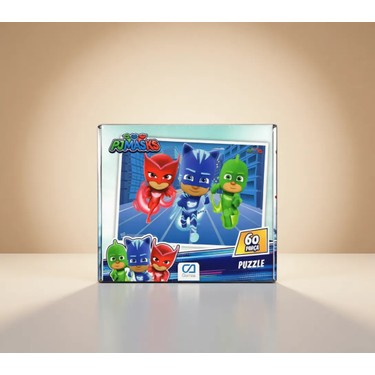 qPIGp(̂•͈Ꙫ•͈⑅﻿)̂ ୭*゜♡♡ Ca Games PJ Masks 60 Parça Kutulu Puzzle 5 - 7 Yaş Eğlenceli Fiyatı