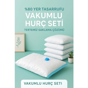 Eysa Home 4'lü XXL Vakumlu Poşet Seti (Vakumlu Hurç) 80x100 Fiyatı