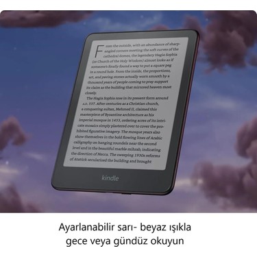 Amazon Kindle Paperwhite 12. Nesil 7 inç 32 GB E-Kitap Kitabı