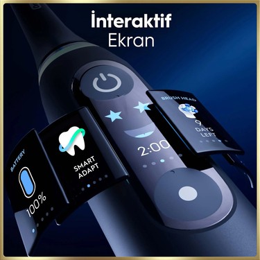 Oral-B iO 9 Şarjlı Diş Fırçası - Siyah Yumuşak Kıllar ile Fiyatı