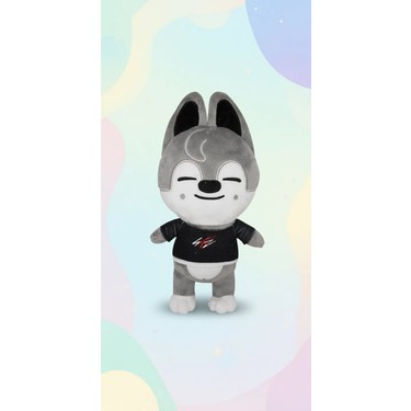 Schulzz Skzoo Wolf Chan 20CM Peluş Oyuncak Renkli Yumuşak Fiyatı