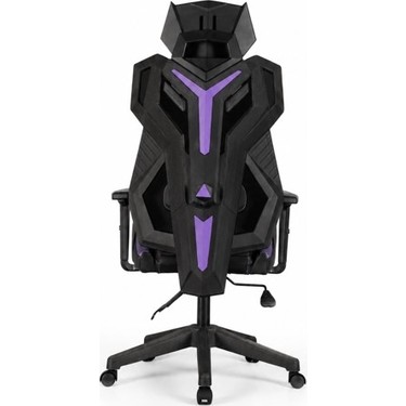 Zio Zıo Tyrex Siyah Mor Gaming Koltuk Kumaş Kaplama 4D Fiyatı