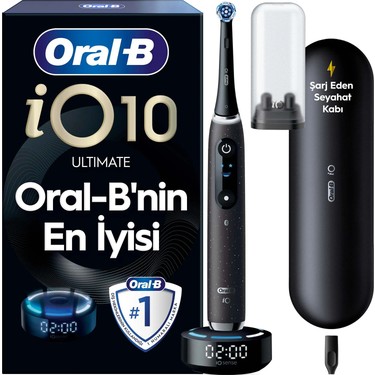 美品 Oral-B iO Series 10 Cosmic Black 本体 Oral-B iO 10 Şarjlı Diş Fırçası - Kozmik Siyah Fiyatı
