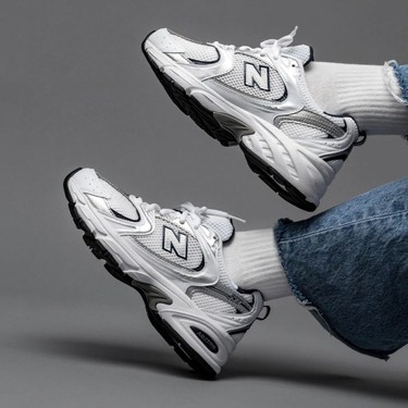 New Balance 530 Spor Ayakkabı MR530SG Beyaz - Lacivert Nefes Fiyatı