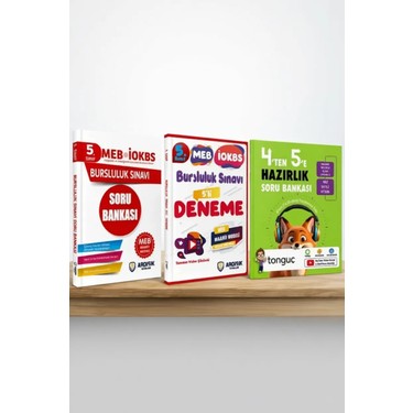 Tonguç Akademi 4'ten 5'e Hazırlık Kitabı 5'li Deneme Seti Kitabı