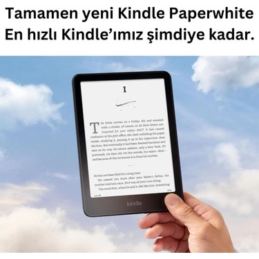 Amazon Kindle Paperwhite 6 (2024) 12. Nesil 7 inç 16 gb Kitabı
