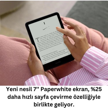 Amazon Kindle Paperwhite 6 (2024) 12. Nesil 7 inç 16 gb Kitabı