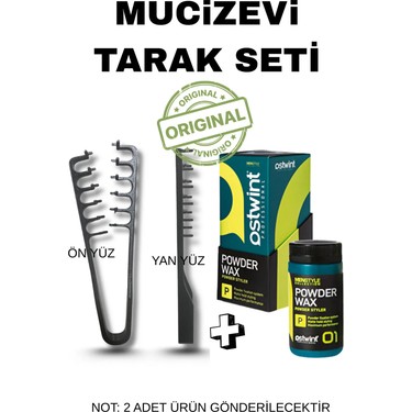 hugin sho Mucizevi Tarak Toz Wax Seti 2 'li Hacim Veren Fiyatı