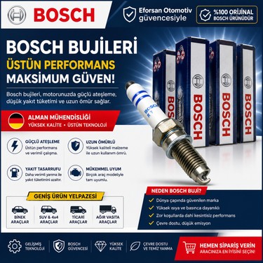 Bosch Orijinal 0242236663 1686133 HR7NII332W Ateşleme Bujisi Fiyatı