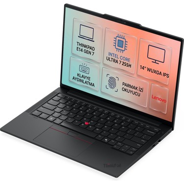 Lenovo Thinkpad E14 Gen 7 Intel Core Ultra 7 255H 32GB 1tb Fiyatı