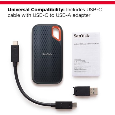 Sandisk Extreme Portable SSD 1 (Taşınabilir Nvme Ssd, Usb-C, Fiyatı