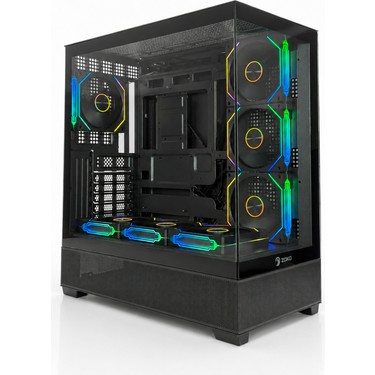 Zoko Alpha Siyah 7X12CM Kumandalı Argb Fanlı Atx Gaming Fiyatı