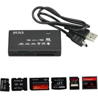 Molix MX-550 Çoklu Kart Okuyucu All In 1 Cf Micro Sd Sd Fiyatı