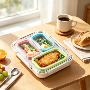 Valkyrie 3 Gözlü Paslanmaz Çelik Lunch Box Termal Taşıma Fiyatı