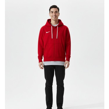 Nike Erkek Kapüşonlu Kırmızı Sweatshirt CW6887-657 M Nk Flc Fiyatı