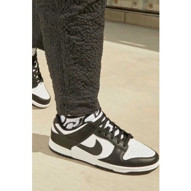 Nike Dunk Low Retro Panda Leather Mens Sneaker Hakiki Deri Fiyatı