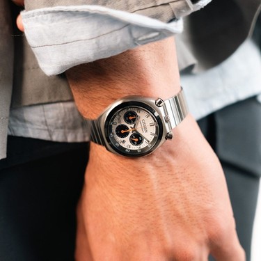 Citizen Chronograph AN3660-81A Erkek Kol Saati Gri Renkli Fiyatı
