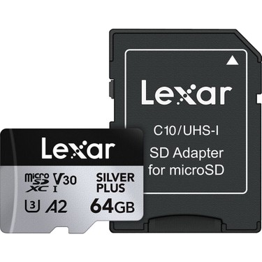 Lexar Professional 64GB 205 MB/s Silver Plus Mikro SD Fiyatı, 4.5