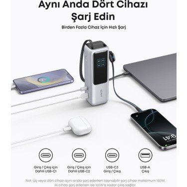 Anker 25.000 Mah Power Bank, 165W, Taşınabilir Şarj Cihazı, Fiyatı