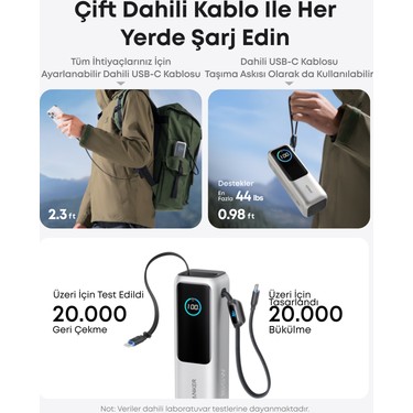 Anker 25.000 Mah Power Bank, 165W, Taşınabilir Şarj Cihazı, Fiyatı