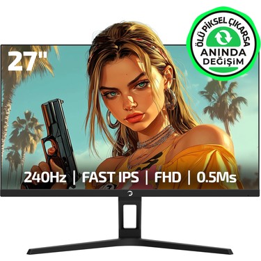 GamePower Kaze T20 27 240Hz 0.5ms FHD Fast IPS 2x2W Speaker Fiyatı