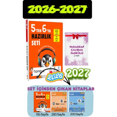 Tonguç Akademi 5'ten 6'ya Hazırlık Seti Kitabı ve Fiyatı