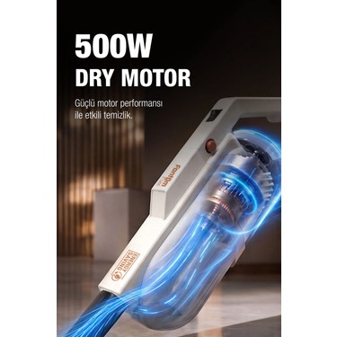 Fantom Praticmop P 1400 Elektrikli Süpürge Krem Fiyatı