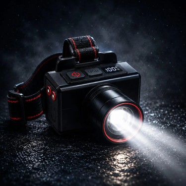 K Light KL811 Kafa Lambası 1000 Lümen Şarjlı LED Siyah Renk Fiyatı