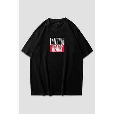 Talking Heads Siyah Oversize T-Shirt Fiyatı - Taksit Seçenekleri