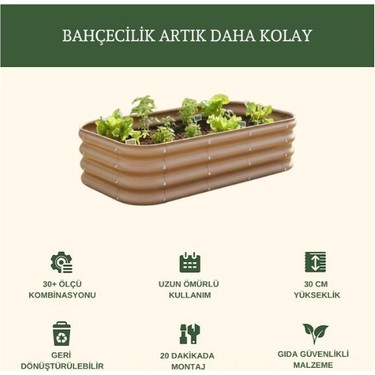 Bahçe Kulesi Modüler Yükseltilmiş Bahçe Yatağı Yükseltilmiş Fiyatı