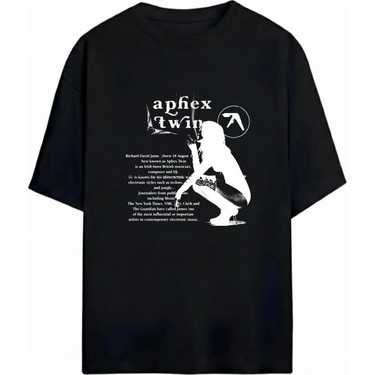 Aphex Twin Unisex Oversize %100 Pamuklu T-Shirt Fiyatı
