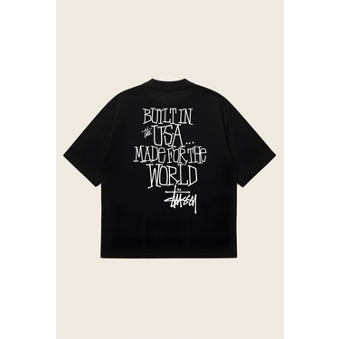 Zoka Wear Stussy Oversize Boxy Kesim Unisex %100 Pamuklu Fiyatı