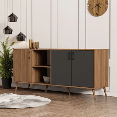 Mezza 1620 Exxen 180 Cm (AHŞAP AYAKLİ) Modern Konsol Ürgüp Fiyatı