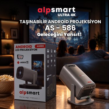 Alpsmart Android LED Projeksiyon AS-586 Fiyatı - Taksit Seçenekleri