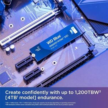 内蔵型SSD WDS100T4B0E [WD Blue SN5000 NVMe SSD 1TB Wd 1TB Blue SN5000 WDS100T4B0E NVMe SSD M.2 2280 1 TB Fiyatı