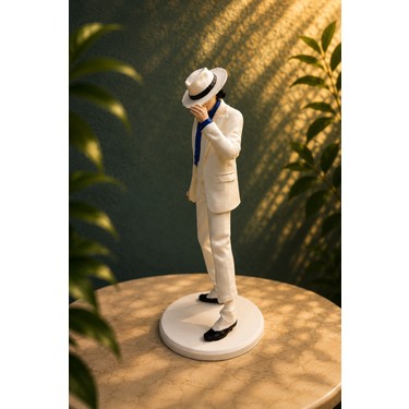 3D Layer Craft Michael Jackson Figür 15 cm Dekoratif Hayran Fiyatı