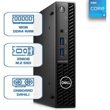 Dell Optiplex 3000MFF N012O3000MFFAC I5 12500T 16GB Ddr4 Fiyatı