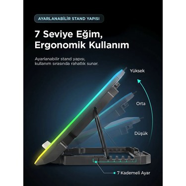 Rampage S48 Freez 15.6 inç Uyumlu Notebook Soğutucu Stand Fiyatı