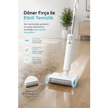 Pirantech M-210 Şarjlı Islak & Kuru Zemin Temizleyici | Fiyatı