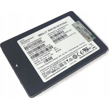 Hpe SM863A 960GB Sata 6Gbps 2.5'' Server Sunucu SSD Fiyatı