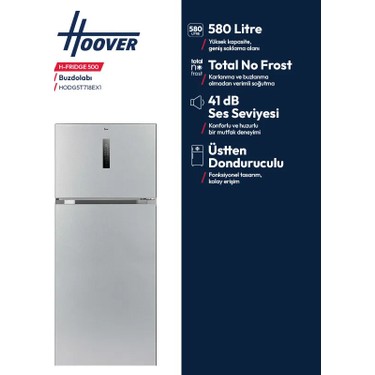Hoover HODG5T718EX1 E Enerji Sınıfı 580 Lt No Frost Fiyatı